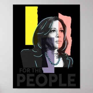 Póster Harris Por El Presidente De Las Elecciones Del Pue