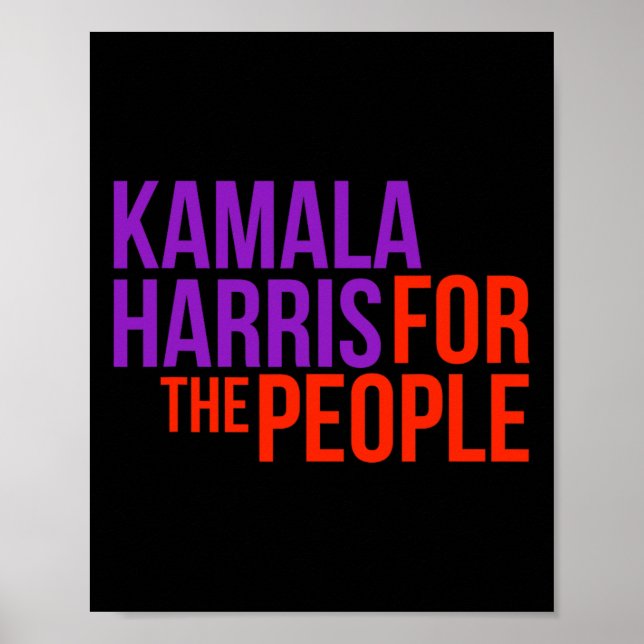 Póster Harris Por La Camisa Popular Kamala 2020 (Frente)