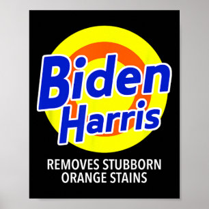 Póster Harris retira a Naranja testaruda y retiene voto c