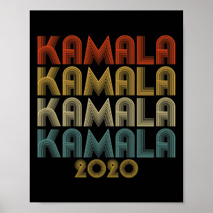 Póster Harris Retro de las elecciones de 2020 de los años
