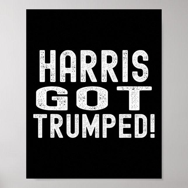 Póster Harris se equivocó con Kamala Broke It Trump 2024 (Frente)