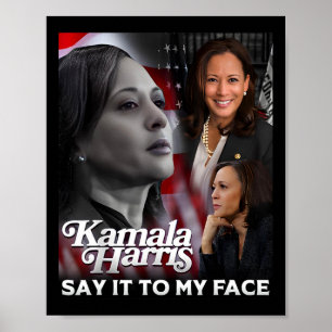 Póster Harris Se Lo Digas A Mi Cara