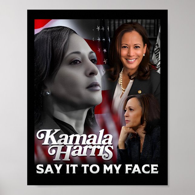 Póster Harris Se Lo Digas A Mi Cara (Frente)