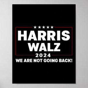 Póster Harris Tim WAlzheimer Waltz 2024 No iremos
