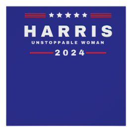 Póster Harris Unstopable Women | Elecciones 2024