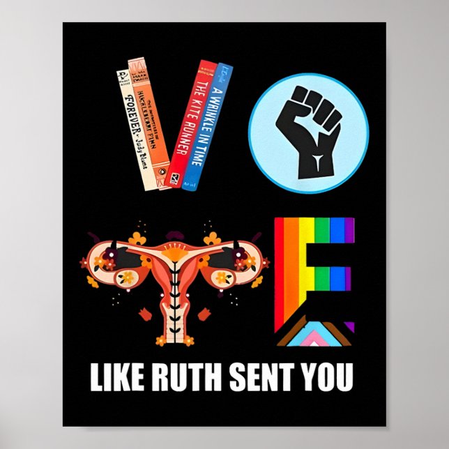 Póster Harris Vote Like Ruth te envió (Frente)