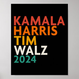 Póster Harris Waltz 2024