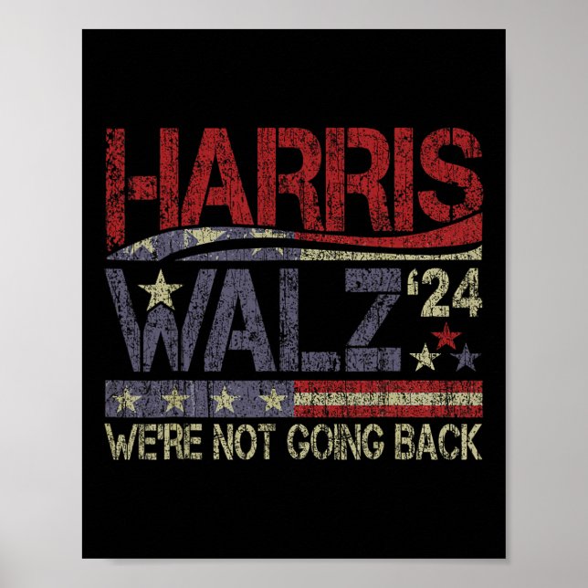 Póster Harris Waltz 2024 Harris Waltz No Vamos A Ba (Frente)