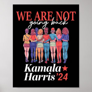 Póster Harris Waltz 2024 No Regresaremos Kamala Har