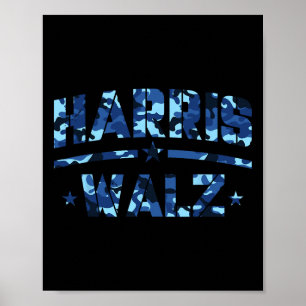 Póster Harris Waltz Camouflage Military Para Harris Veter