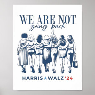 Póster Harris Waltz No Vamos A Volver A Vivir Nunca Femin