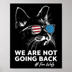 Póster Harris Waltz No Vamos A Volver Kamala Harris 2