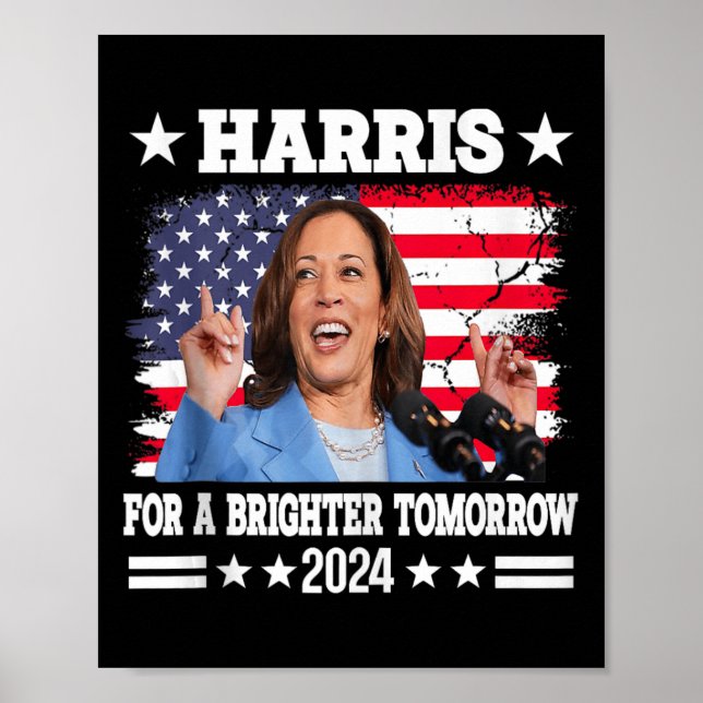 Póster Harris Waltz Por Un Mañana Más Brillante (Frente)
