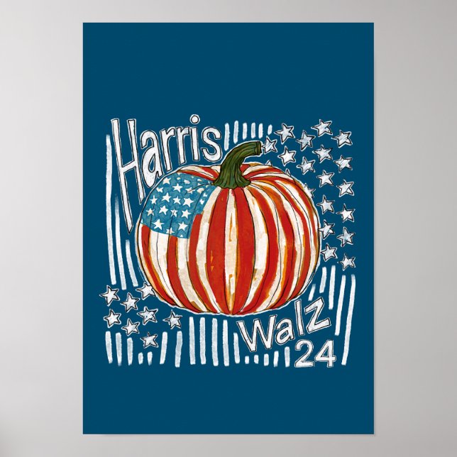 Póster Harris Walz 24 (Frente)