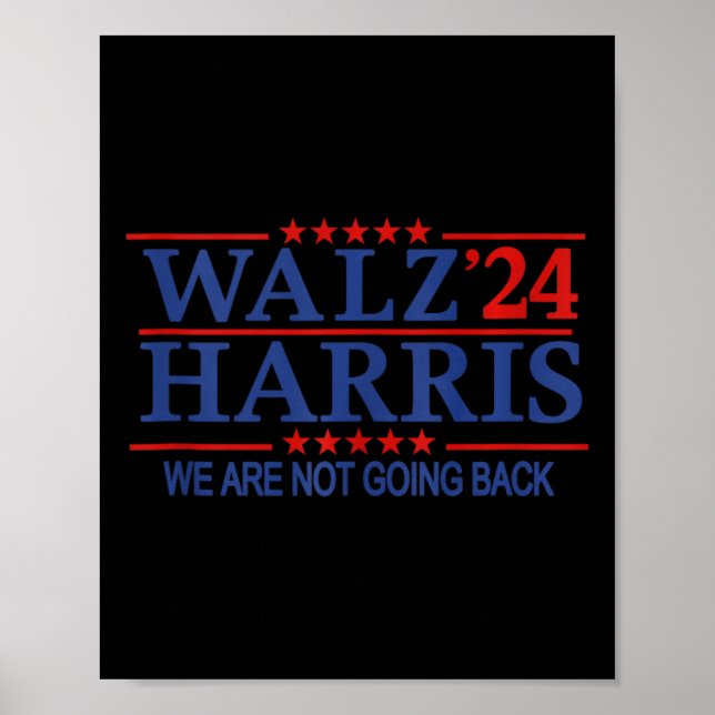 Póster Harris Wheimer 24 Campaign 2024 No Iremos B (Frente)