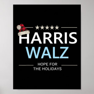 Póster Harris Wheimer Navidades Esperan La Dem De Las Vac