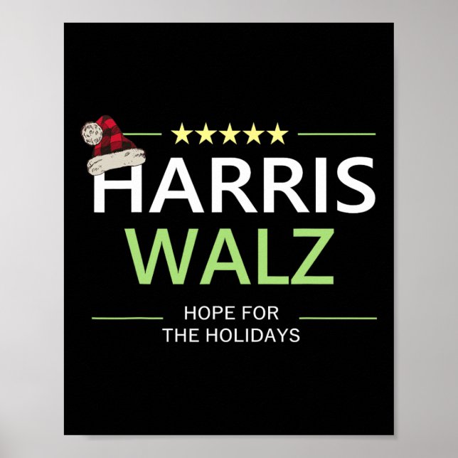 Póster Harris Wheimer Navidades Esperan La Dem De Las Vac (Frente)