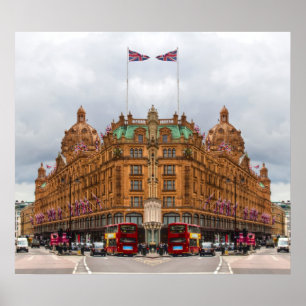 Póster Harrods del hdr de Knightsbridge