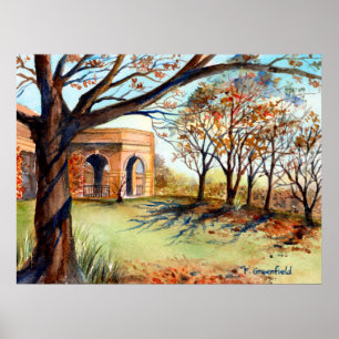 Póster Harrogate en Valley Garden por Farida Greenfield