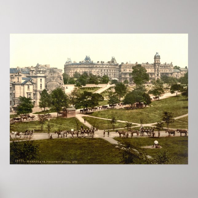 Póster Harrogate, Yorkshire, Inglaterra (Frente)