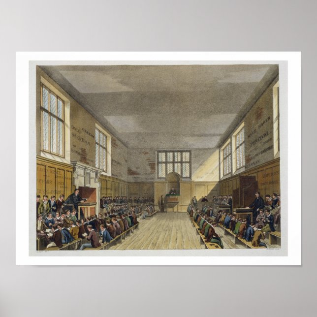Póster Harrow School Room de 'History of Harrow School' (Frente)