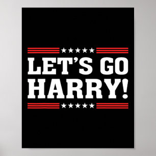Póster Harry B Funny Harris W Vamos Harry 2024 Kamala