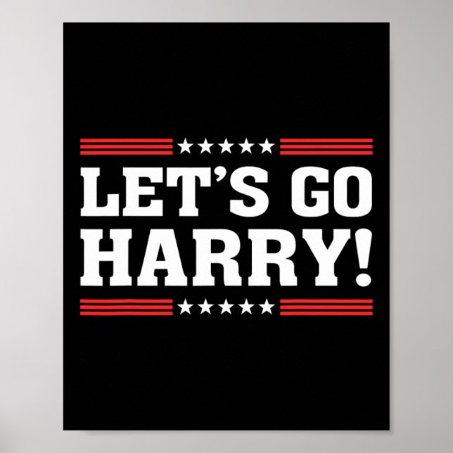 Póster Harry B Funny Harris W Vamos Harry 2024 Kamala (Frente)