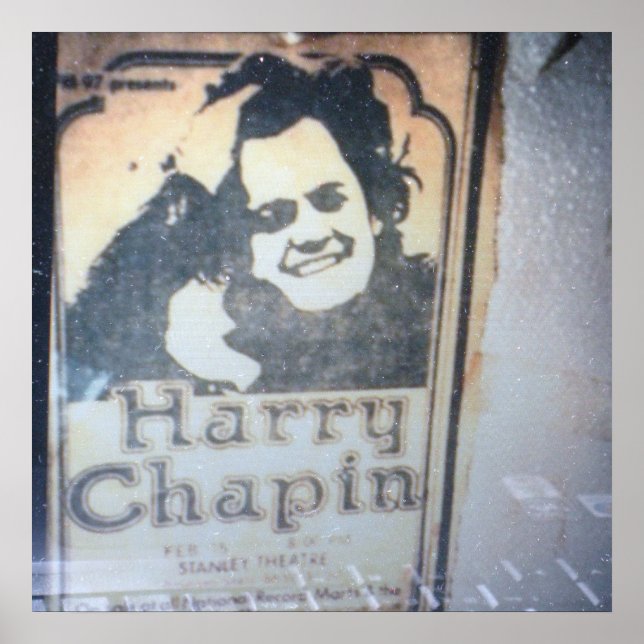 Póster harry chapin en pittsburgh (Frente)