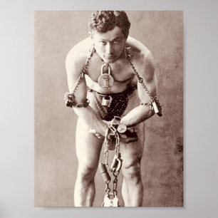 Póster Harry Houdini (c.1899)