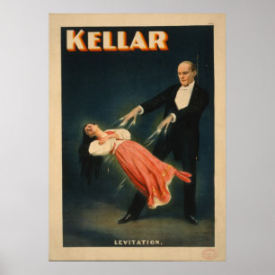 Póster Harry Kellar Magician Advertising Poster
