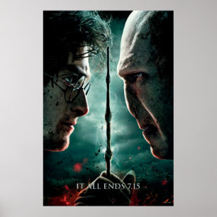 Póster Harry Potter 7 Parte 2 - Harry vs. Voldemort