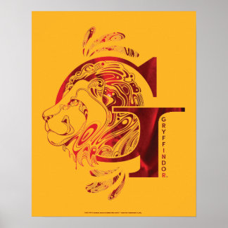 Póster Harry Potter | Aguamenti GRYFFINDOR™ Gráfico