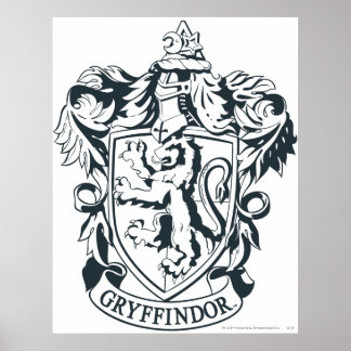 Póster Harry Potter | Boceto de plantilla de Gryffindor