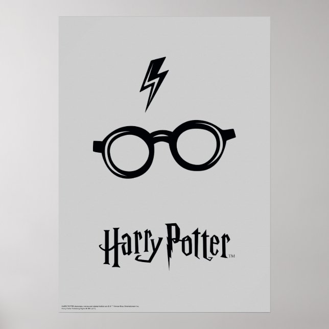 Póster Harry Potter | Cicatriz de Rayo y Gafas (Frente)