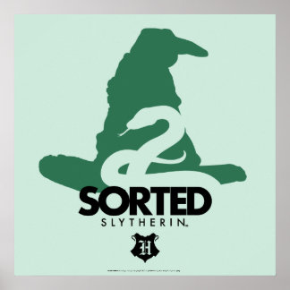 Póster Harry Potter | Clasificado en la casa SLYTHERIN™