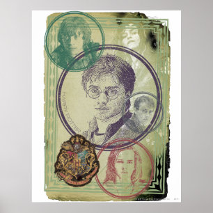 Póster Harry Potter Collage 9