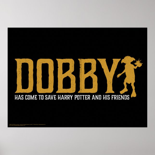 Póster Harry Potter | Dobby Save Harry Potter (Frente)