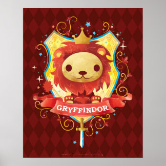 Póster Harry Potter | Encantador Escudo GRYFFINDOR™