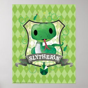 Póster Harry Potter   Encantador Escudo SLYTHERIN™