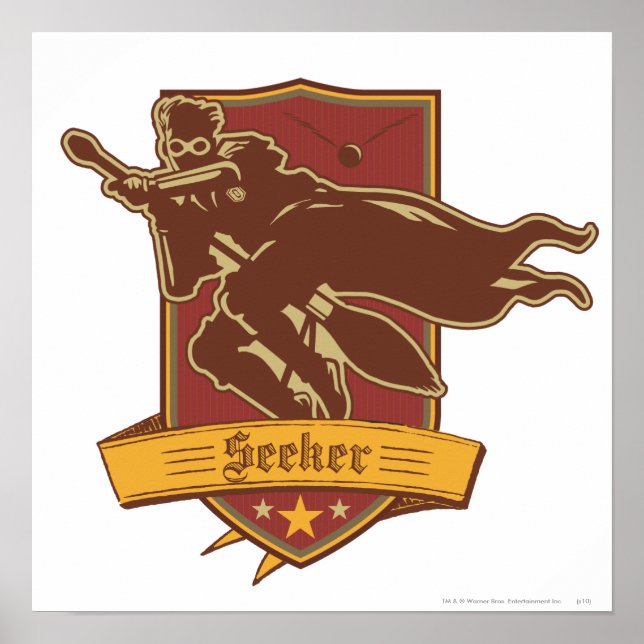 Póster Harry Potter | Escudo de buscadores QUIDDITCH™ (Frente)