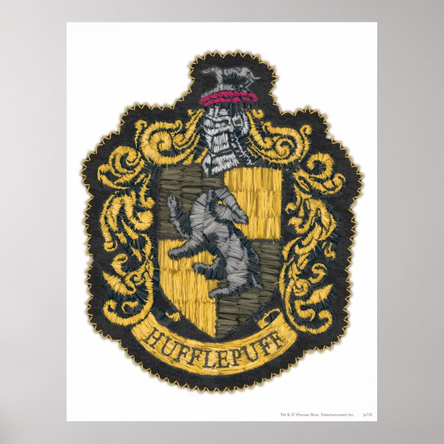 Póster Harry Potter | Escudo de Hufflepuff Parche (Frente)