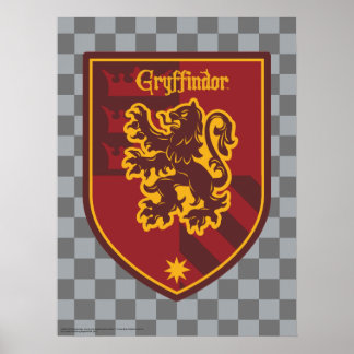 Póster Harry Potter | Escudo de Orgullo de la Casa Gryffi