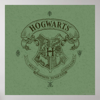 Póster Harry Potter | Escudo de pancartas de Hogwarts