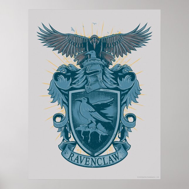 Póster Harry Potter | Escudo de Ravenclaw (Frente)