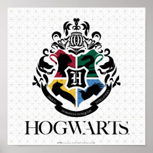 Póster Harry Potter   Escudo escolar del Orgullo de HOGWA