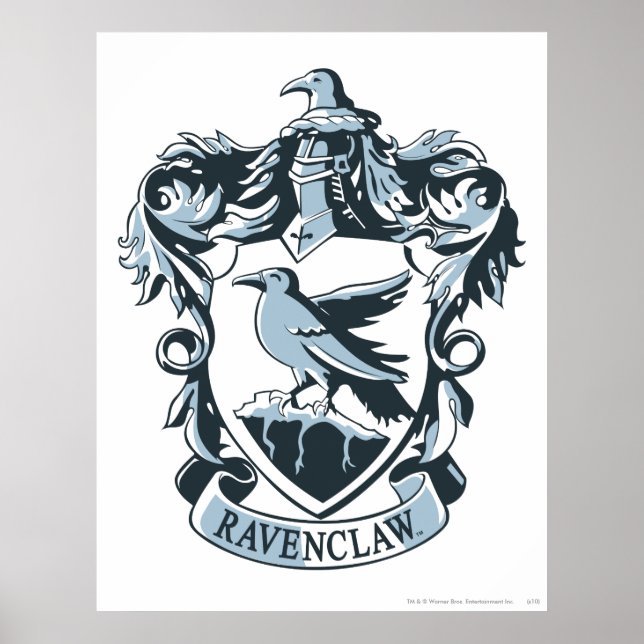 Póster Harry Potter | Escudo Ravenclaw moderno (Frente)