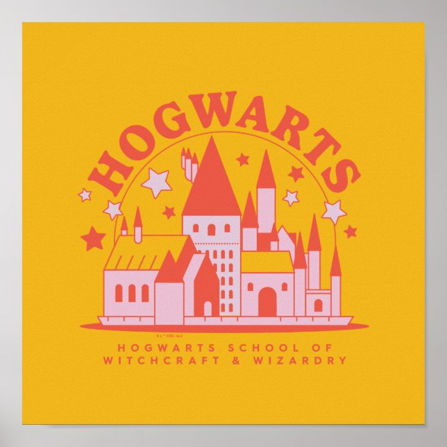 Póster HARRY POTTER™ | Escuela Cute HOGWARTS™ (Frente)