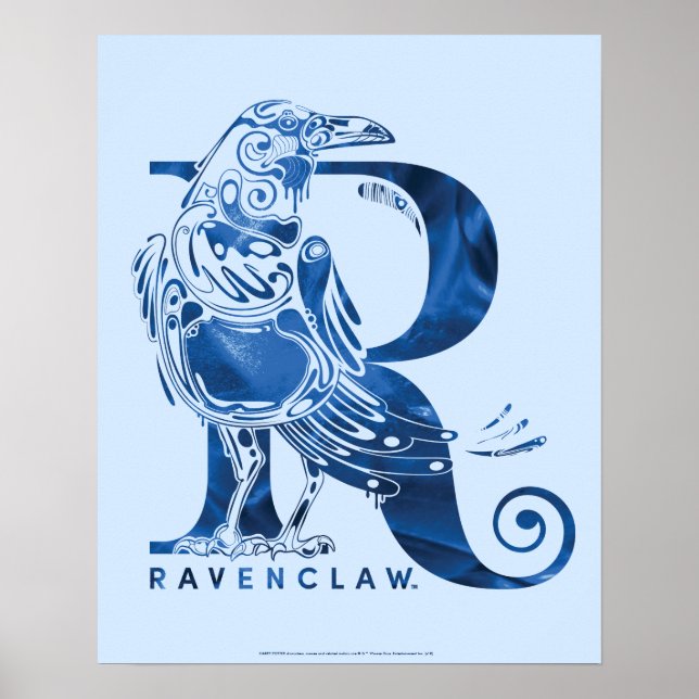 Póster Harry Potter | Gráfico Aguamenti RAVENCLAW™ (Frente)