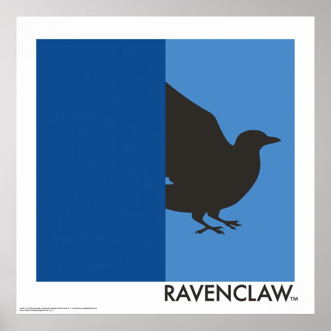 Póster Harry Potter | Gráfico del Orgullo de Ravenclaw Ho (Frente)
