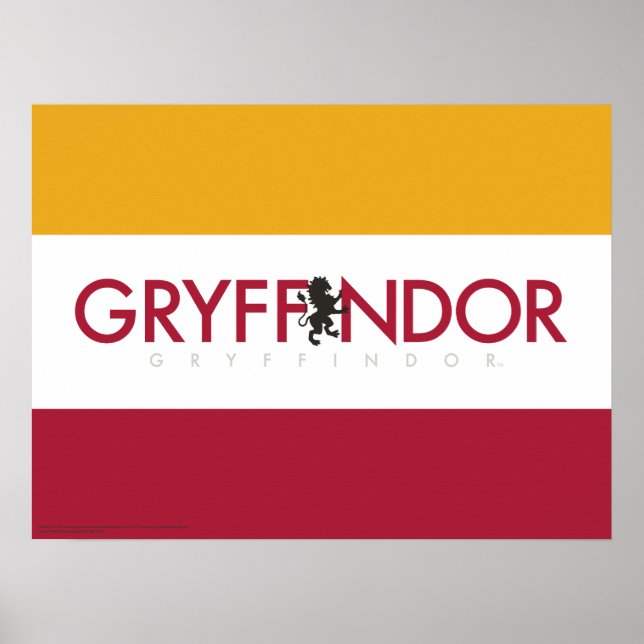 Póster Harry Potter | Gryffindor House Pride Escudo (Frente)
